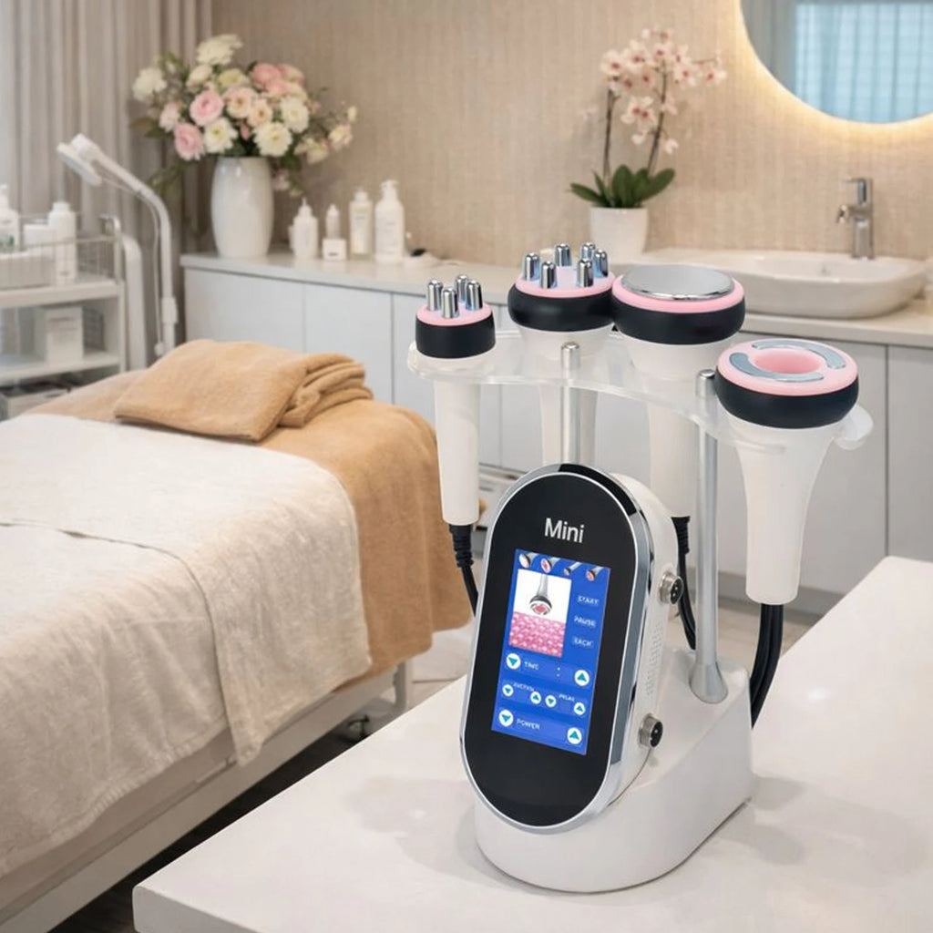 40K 4-in-1 Cavitation Ultrasonic Beauty Machine Body Care Massage Device for Home and Spa Use