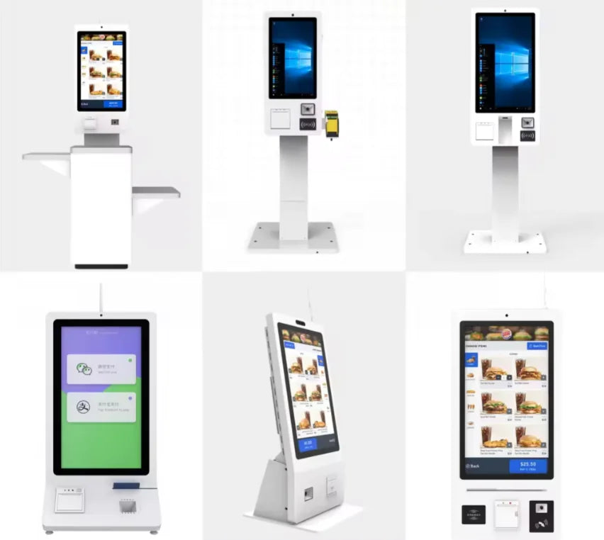 21.5 Inch Capacitive Touch Screen LCD Self-Service Ordering Machine For McDonald's/KFC Payment Order Kiosk For Restaurants