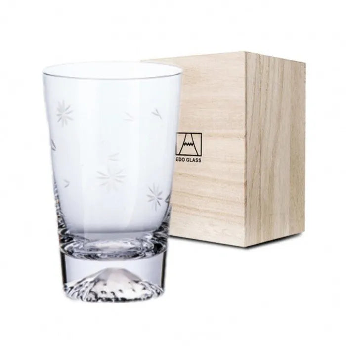 Transparent Snow Peak Tumbler,Fuji Mountain Whiskey Glass,Modern Whisky Drinking Glass，Luxury Scotch Glass,Artistic Rock Glass