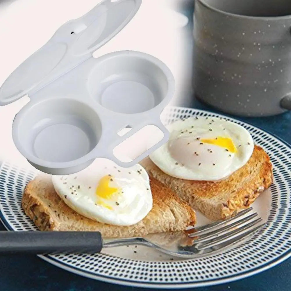 Food Grades Plastic Microwave Cooking Eggs Steamer Tool Egg Kitchen Convenient Egg Cooking Mold Kitchen Gadgets Poacher Fri U9A9