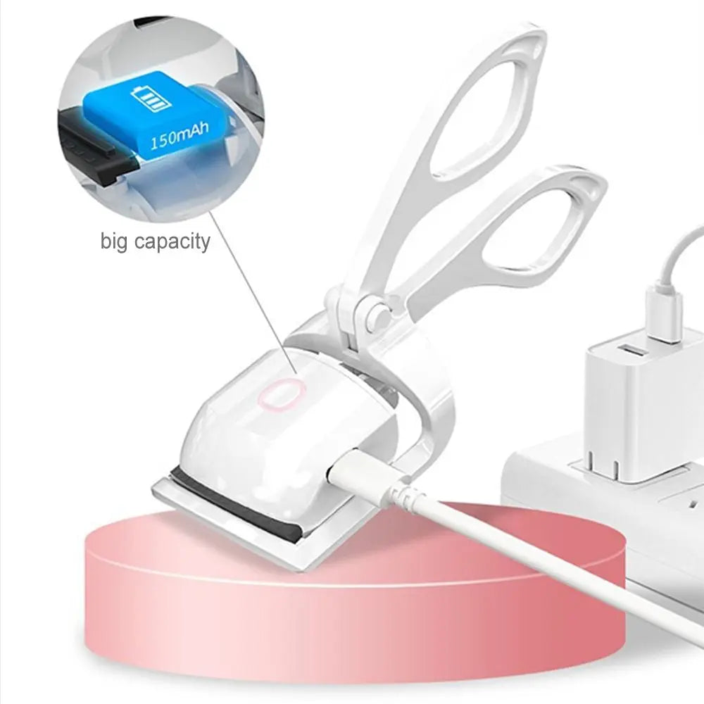 Lash Perm Electric Eyelash Curler Temperature Control Long-Lasting Curl Eyelashes Clip Electric ABS Beauty Eye Instrument Women
