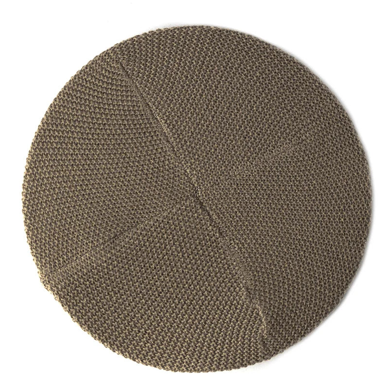 Geebro Women's Fashion Casual Plain Knit Beret Hat Spring Autumn Berets for Women Ladies Elastic Artist Beanie Beret Hats