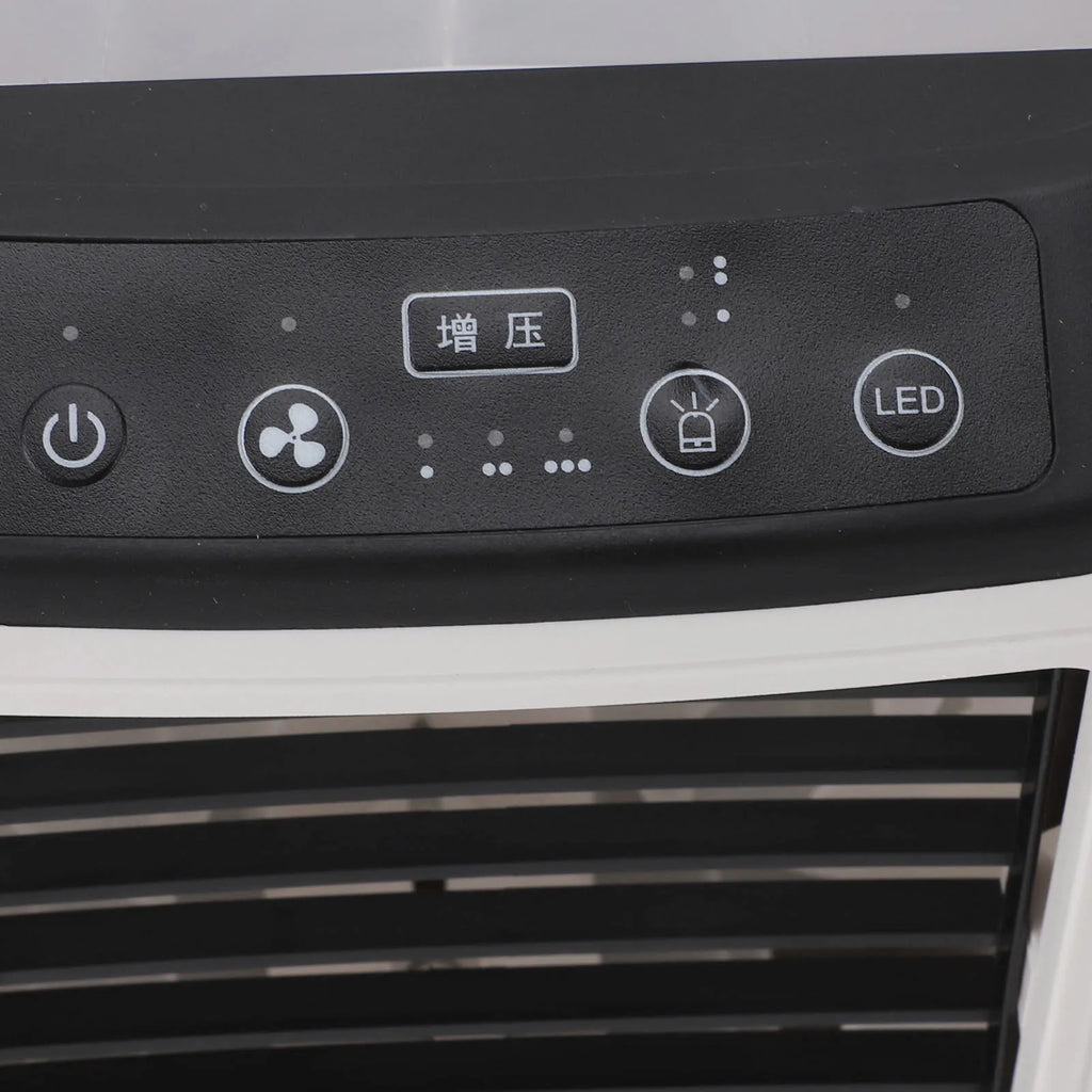 Mini Air Conditioner 12W 900ml Water Tank USB Powered Humidifying Misting Portable Air Cooler for Home Desk Office