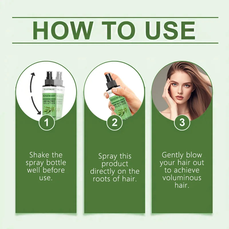 Rosemary Extract Hair Nutrient Liquid Natural Essence Nourish Scalp Stimulate Hair Growth Anti Hair Loss Care 100ml