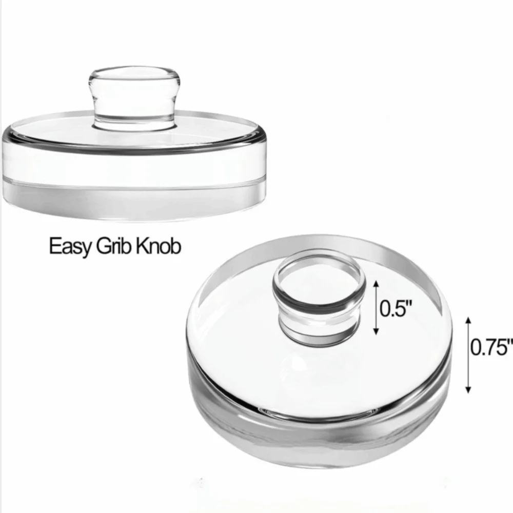 Fermented Glass Weights with Handle Sealed Wide Mouth Mason Jar Lid Kitchen Gadgets Clear Cheeseits Fermentation