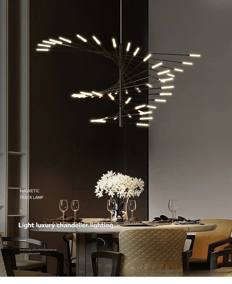 Modern LED Ceiling Pendant Light-modern Dimmable Lighting for Living Room, Kitchen, and Luxury Room Decoration