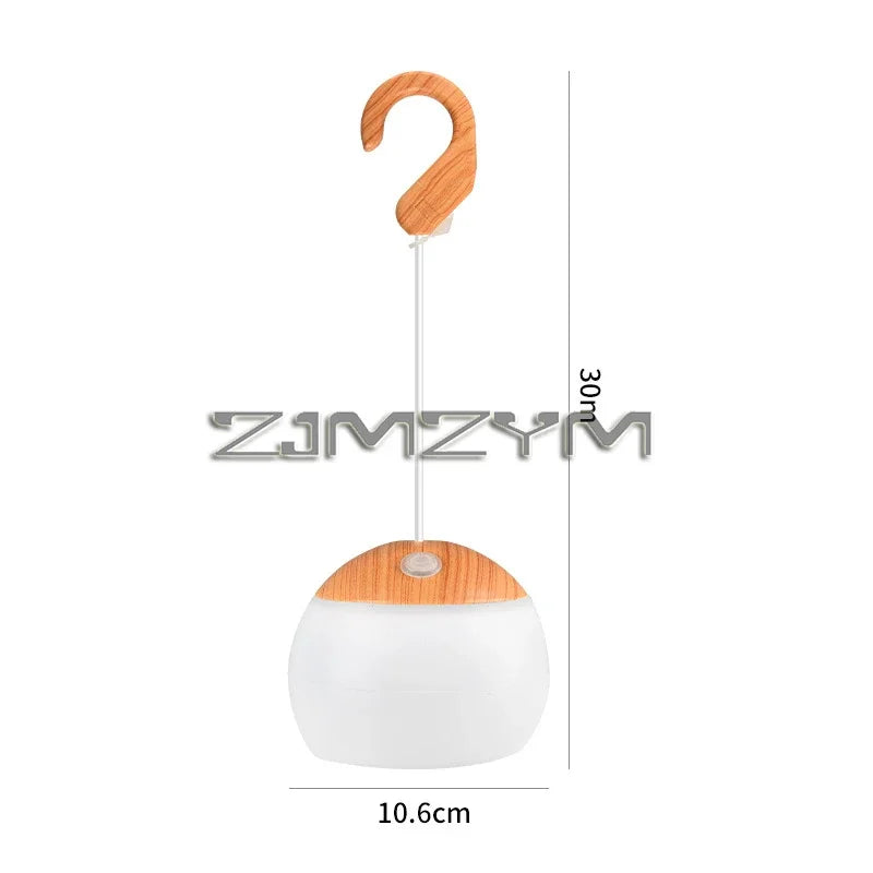 Outdoor Camping Lights Tent Ambiance Pendant Light Silicone Lampshade USB Rechargeable Light Outdoor Camping Equipment