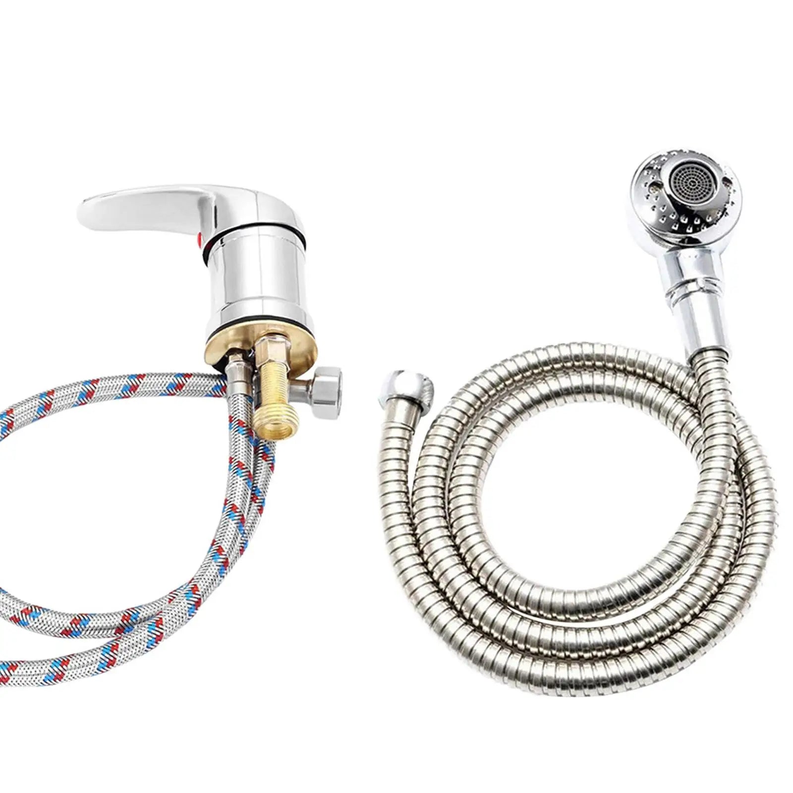 Shampoo Sprayer Handheld Hose Hot/Cold Water Mixer for Bathing Baby Pets