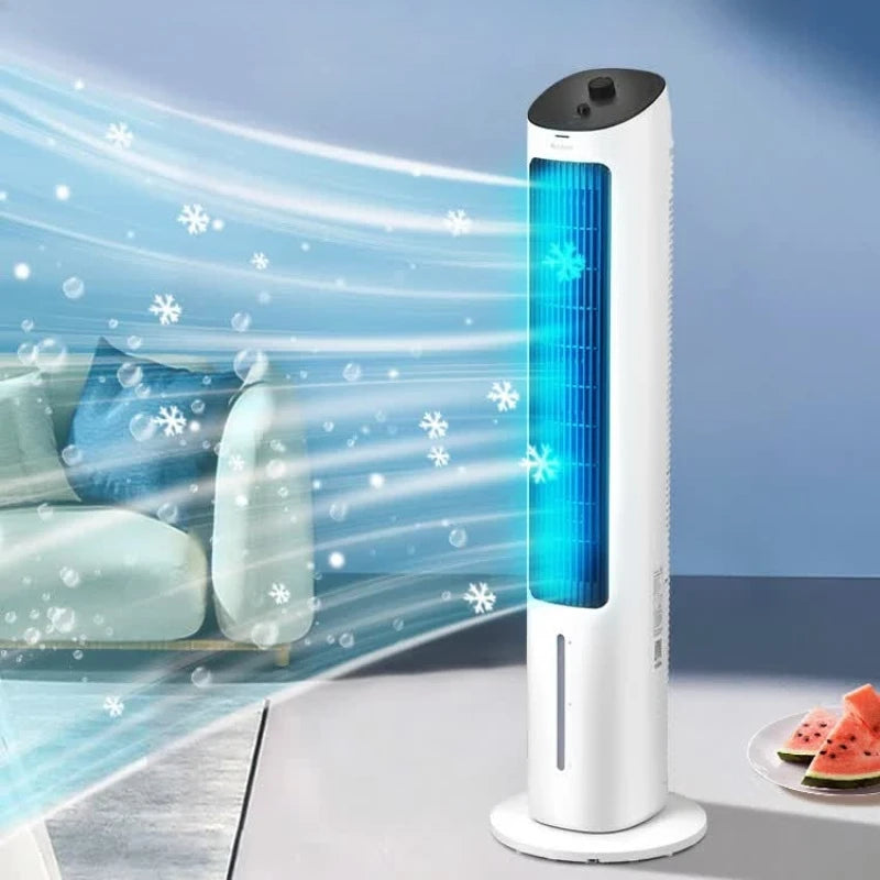 Evaporative Air Circulator with Humidifier,  Energy-Saving Bladeless Cooler Fan, Strong Wind Super Quiet Durable for Room Office