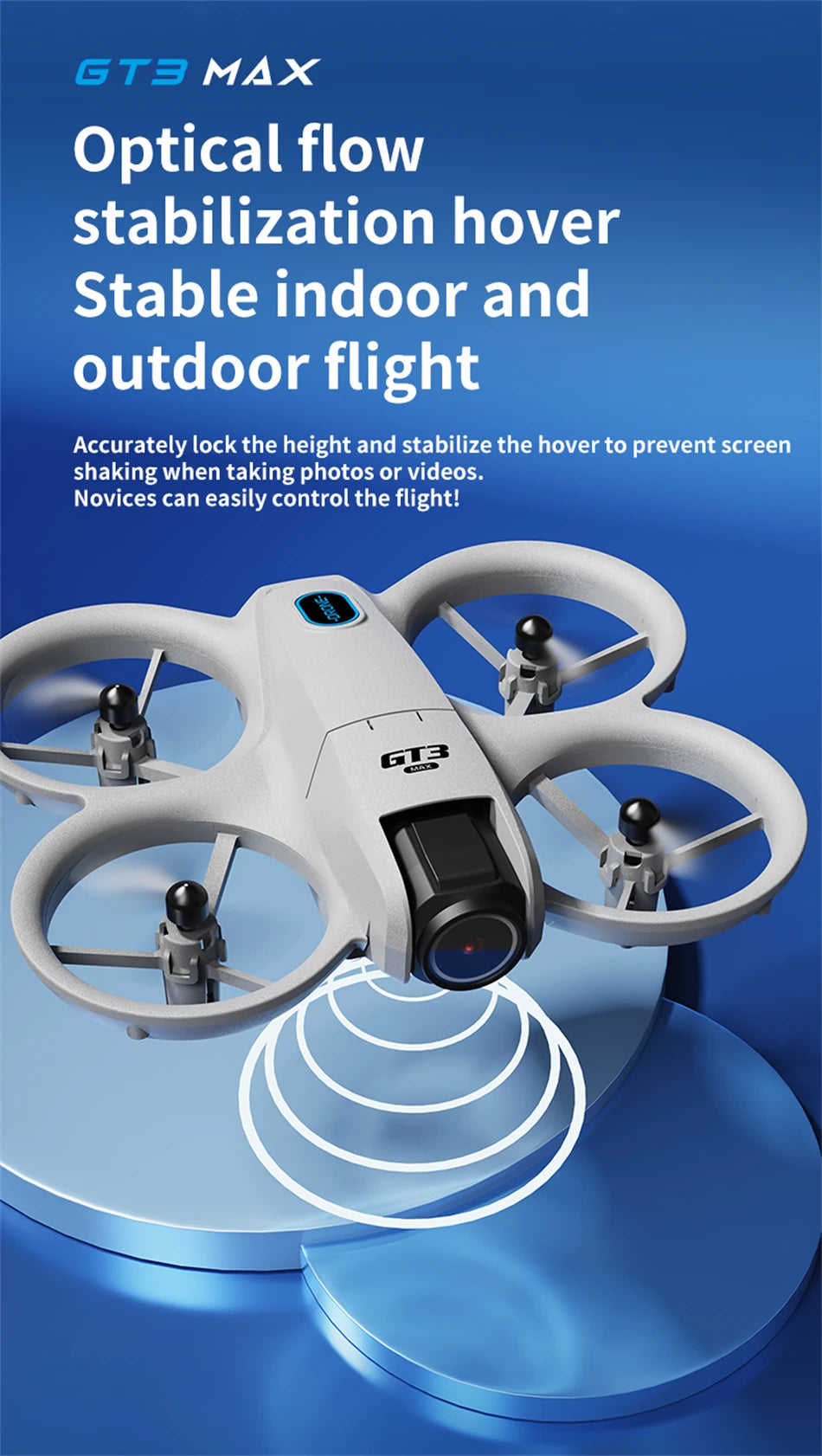 2026 GT3Max HD 8K RC Drone with Wide Angle Camera Foldable Helicopter Quadcopter Aircraft for Kids Professional Gift Toys