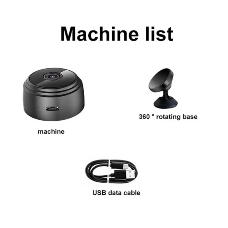 Mini WiFi 1080P Security Camera Wireless Monitoring Security Protection Remote Monitor Surveillance Camcorders For Infants Pets