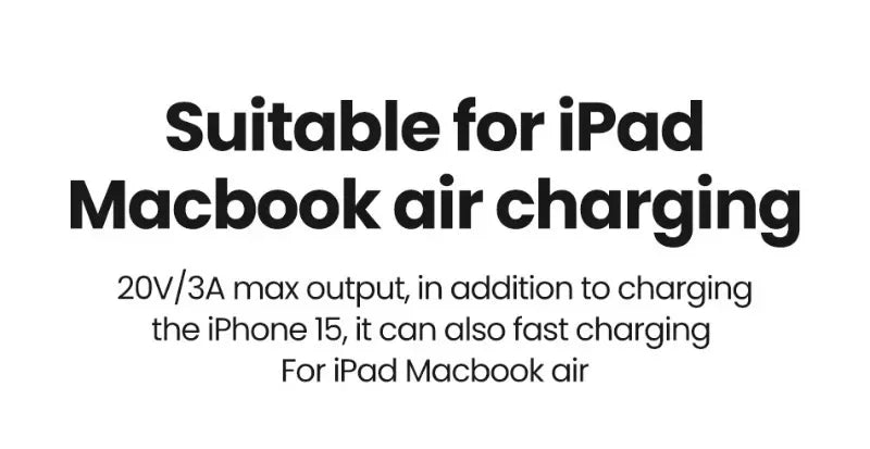 PD 60W USB C to Type C Fast Charging Cable for  iPhone 11 13 14 15 16 Pro Max 12 Mini 6 7 8 Plus XS XR iPad USB A MFi Certified
