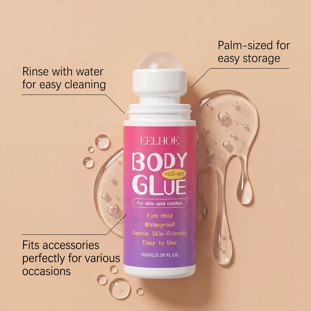 Body Roller Ball Glue, Gentle and Moisturizing, Smooth to Apply, Skin-Friendly and Comfortable, Refreshing on the Skin, Not Stic