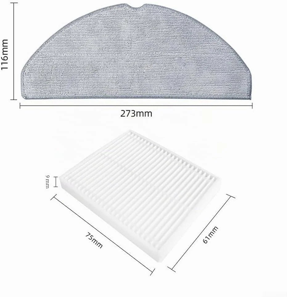 Roborock Q7 M5 / Q7 M5+ / Q7 L5 / Q7 L5+ / Q7 TF / Q7 TF+ / Q7B / Q7T Plus / Q8 / Q8+ Accessories Spare Parts