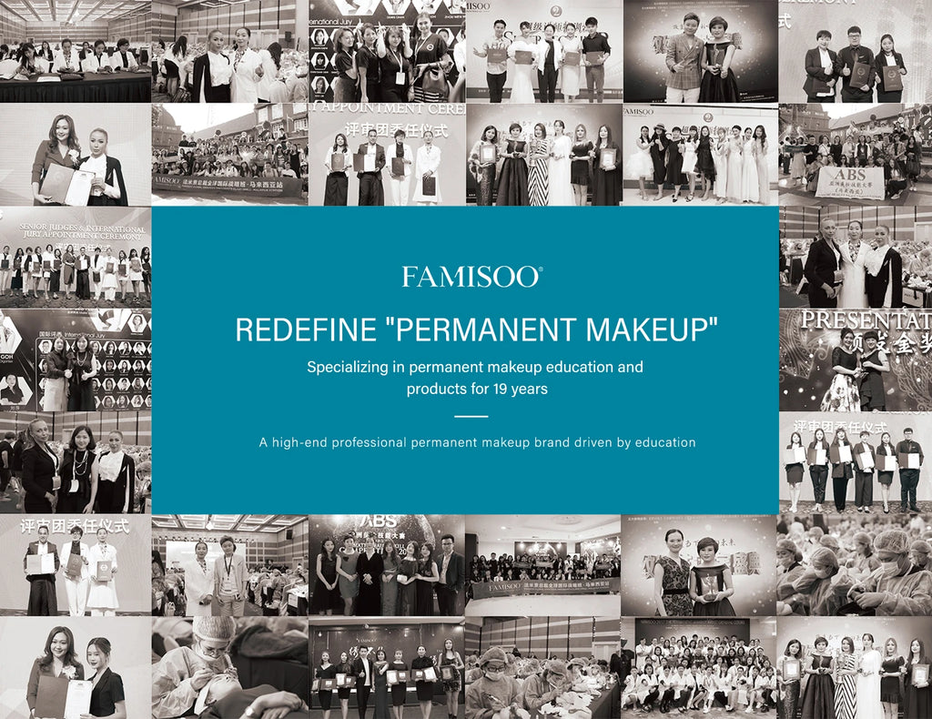 FAMISOO 5ML Permanent Makeup Pigment Tattoo Lips Tattoo Inks Eyebrows Eyeliners Pigments Microblading Pigment Tattoo Pigments