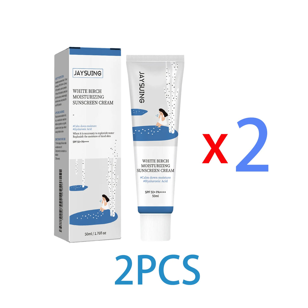 SPF50+ Facial&Body Sunscreen Oil Contr ol Brightening UV Protection Face Cream Lightweight Moisturizing Non Greasy Face Lotion