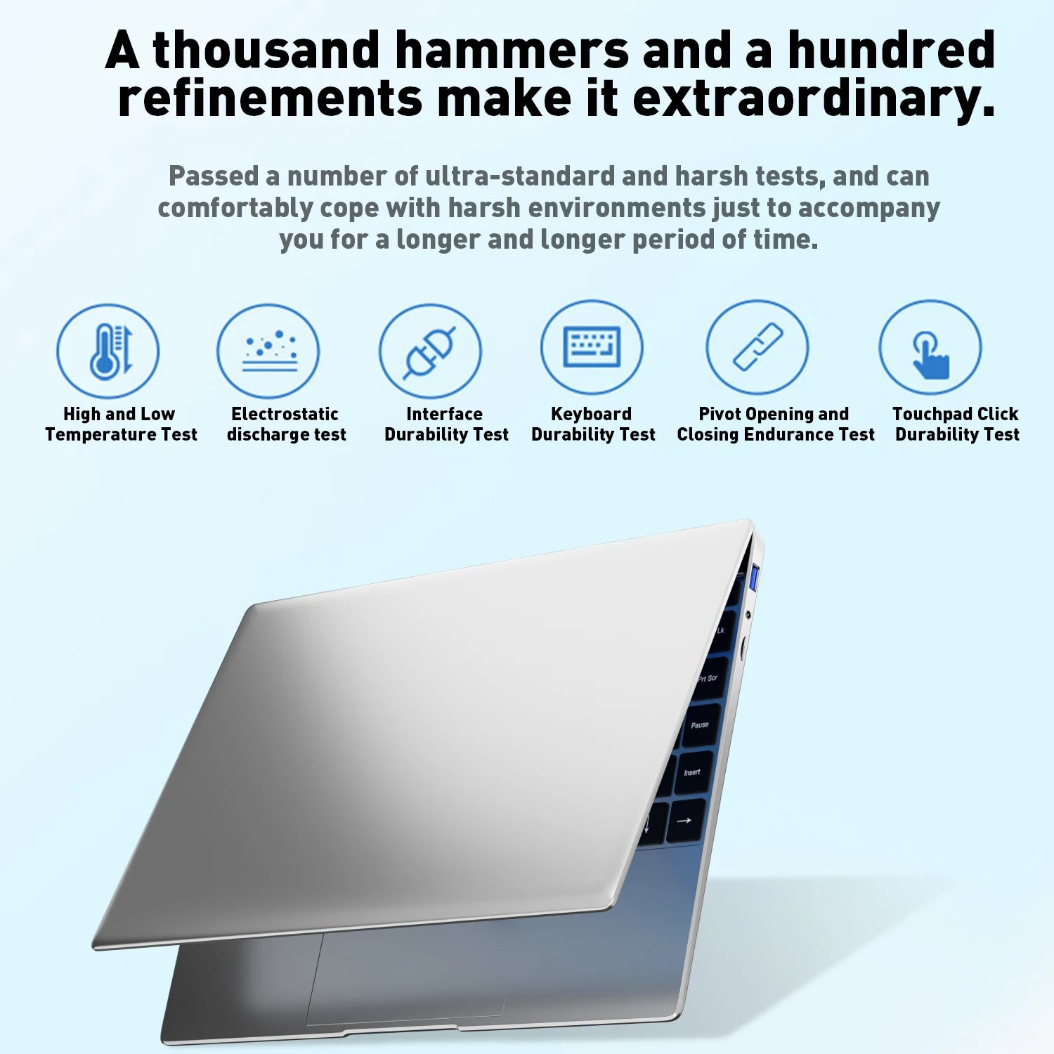 New 14.1 Inch Laptop Windows 11 16GB RAM 2TB SSD Intel N3700 1920x1080 HD Ultra Slim Notebook Office Study Light Gaming
