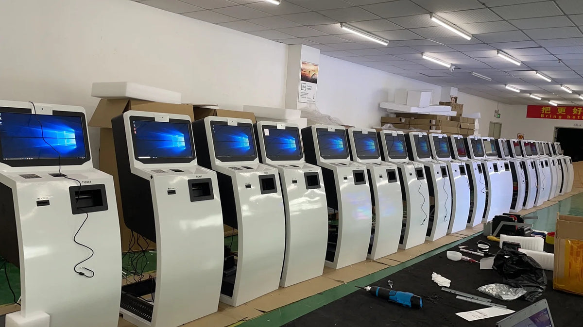 21.5 32 43 Inch Shopping Mall Android Interactive Touch Screen Digital Signage Display Floor Stand Lcd Self Service Kiosk