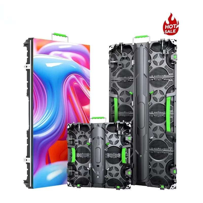 P2.6 P2.9 P3.9 Rainproof LED Video Wall Seamless Splicing Movable Stage Wedding Outdoor Event Rental Display Screen