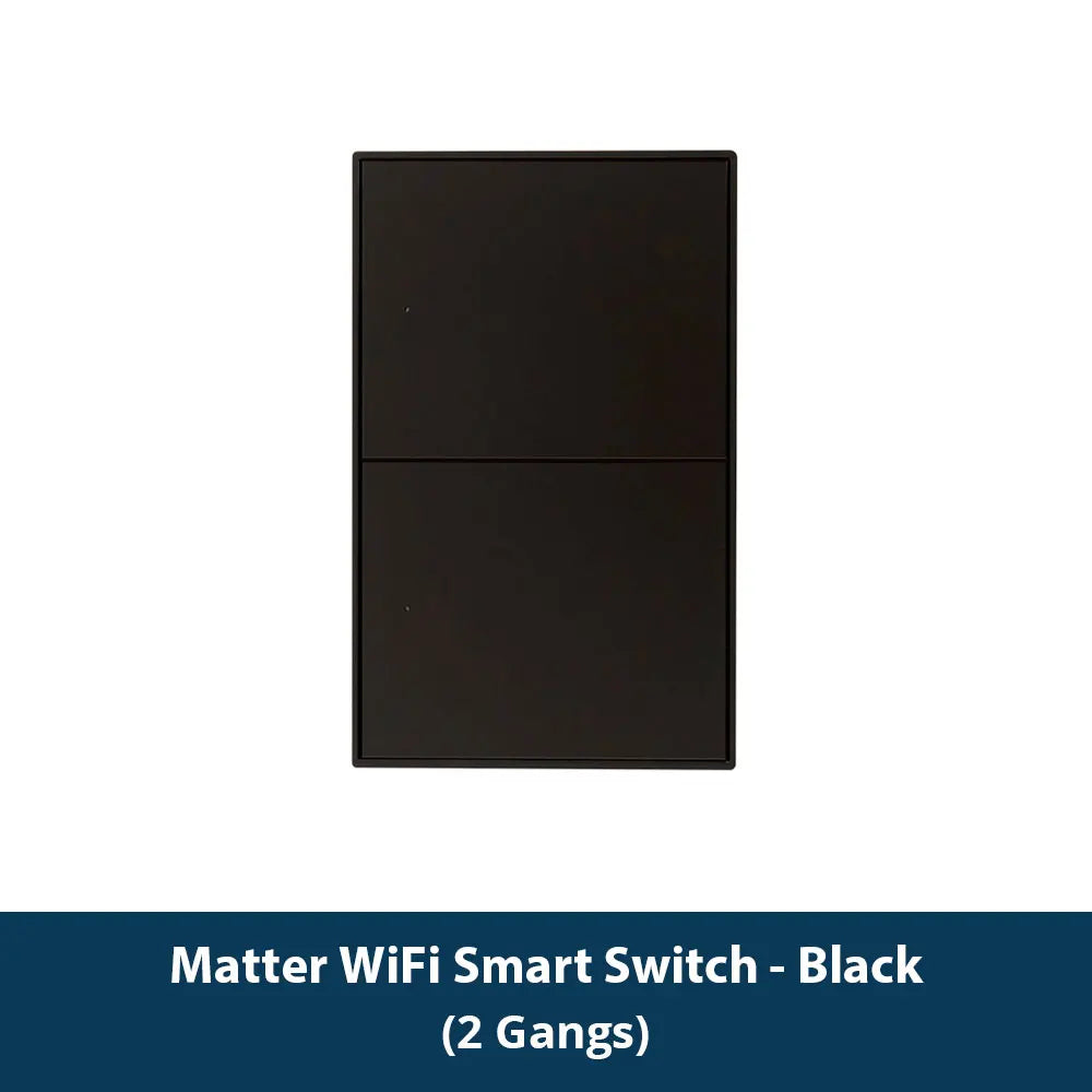 Zemismart Matter WiFi 1 2 3 4 6 Gangs Smart Wall Light Switch Neutral Required with Big Button SmartThings App Homekit Control