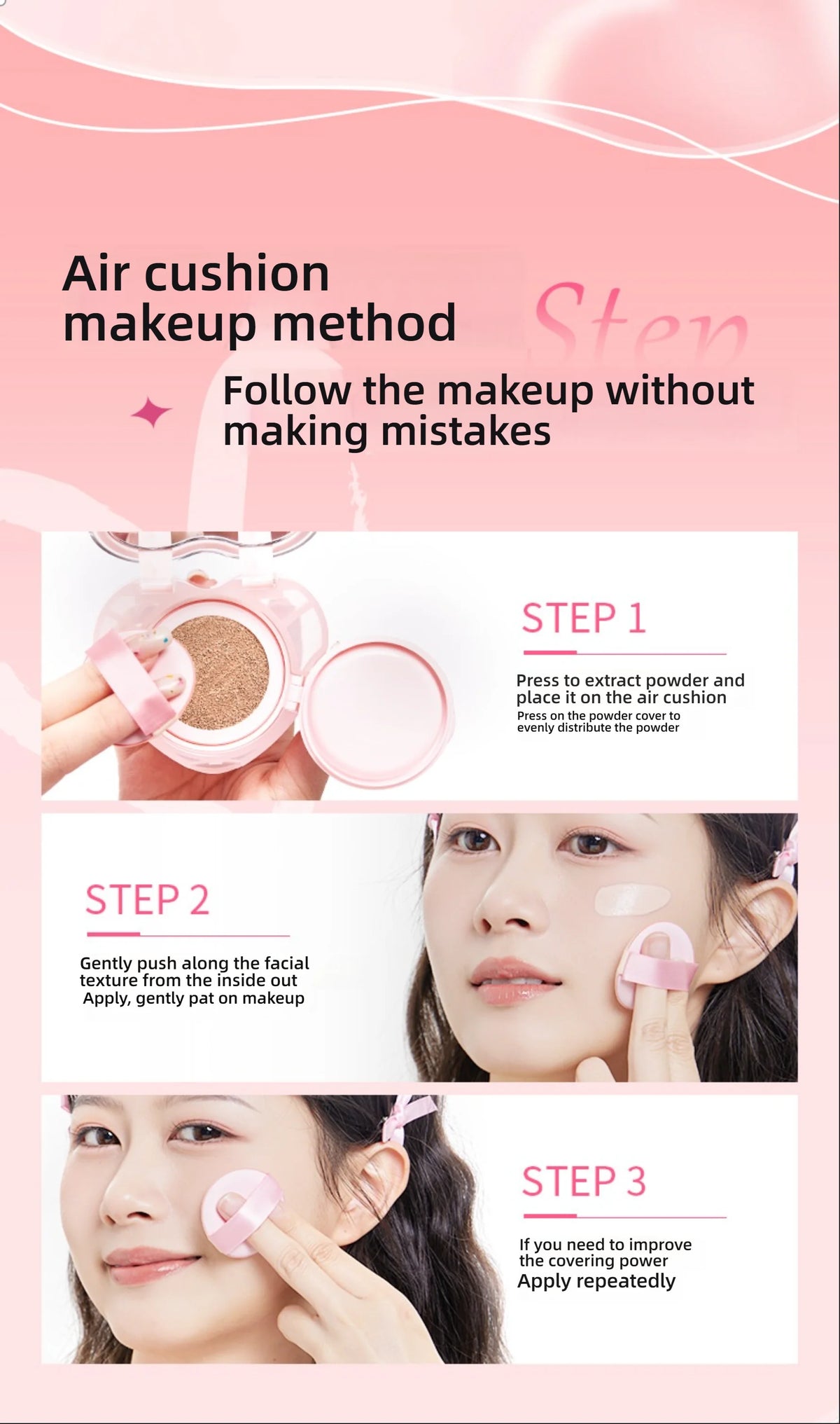 Life Girls Dewy Cushion Foundation 2025 ✦ Milky Hydrating Concealer & Skin Brightener ✦ Transfer-Proof, Buildable Coverage for G