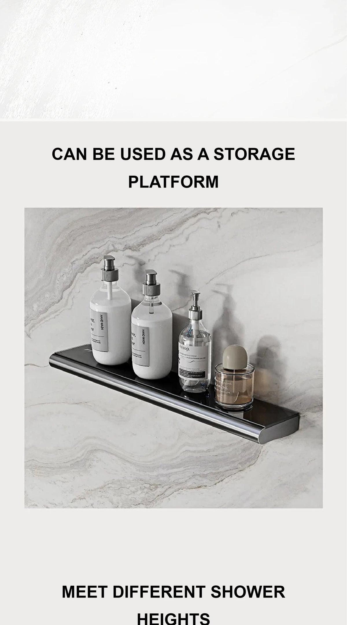 Luxury Bathroom Ceiling Embedded Rain Shower Head LED Digital Display Thermostatic Mixer Hot Cold Water Rainfall Shower System