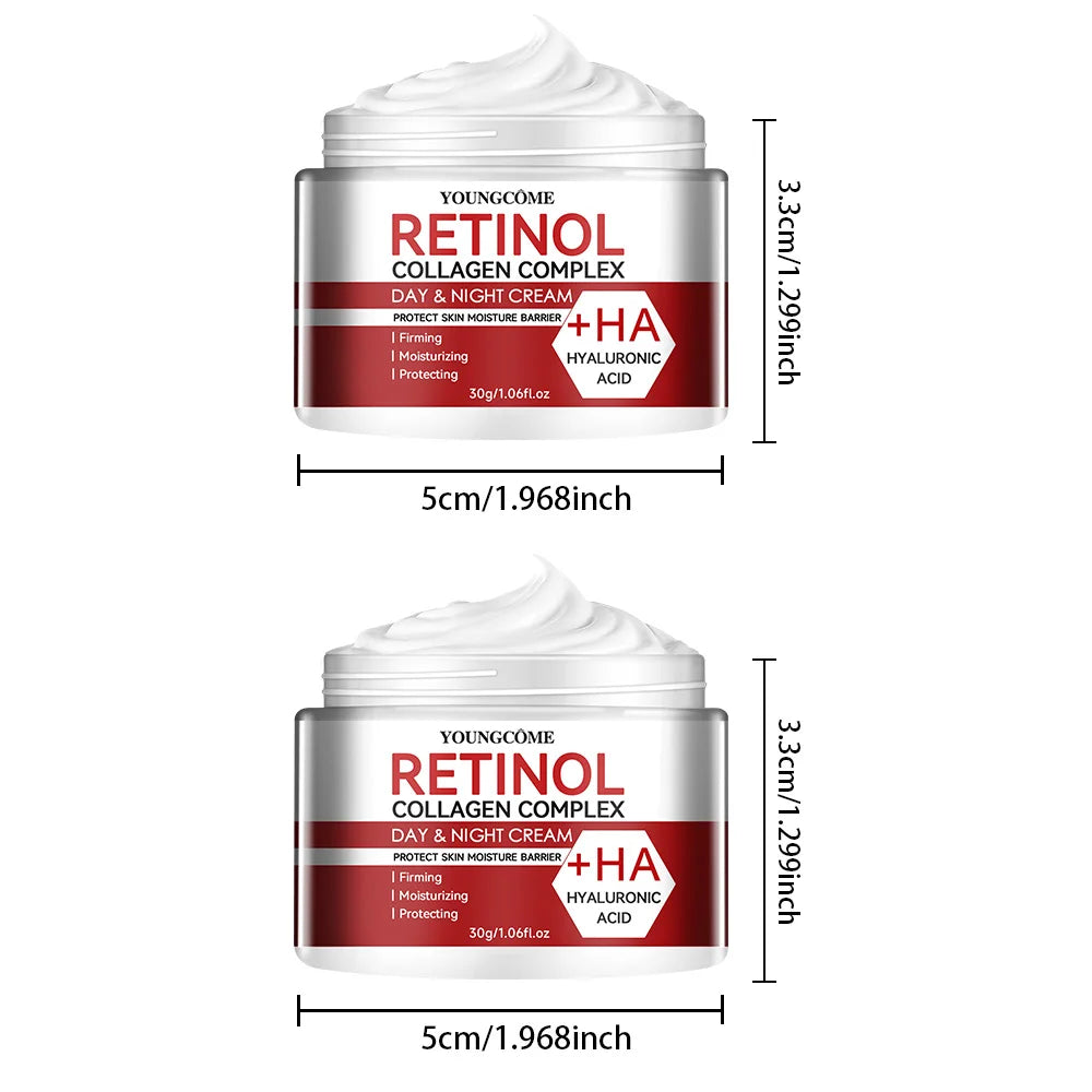 Retinol Collagen Facial Care Moisturizing Cream Deep Hydration  Suitable for dry Aging Face Cream Moisturizing Skin Repair