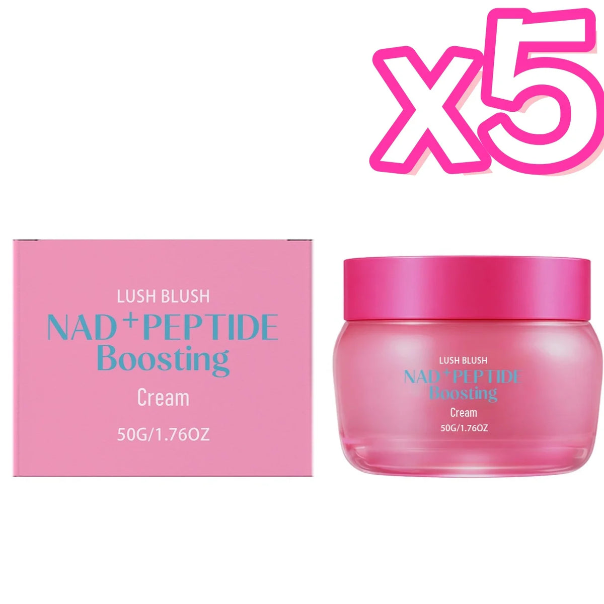 NAD+ Peptide Boosting Cream Anti Wrinkles Lifting Face Sagging Skin Enhance Elasticity Repair Hydrate Skin Cream Korean Skincare