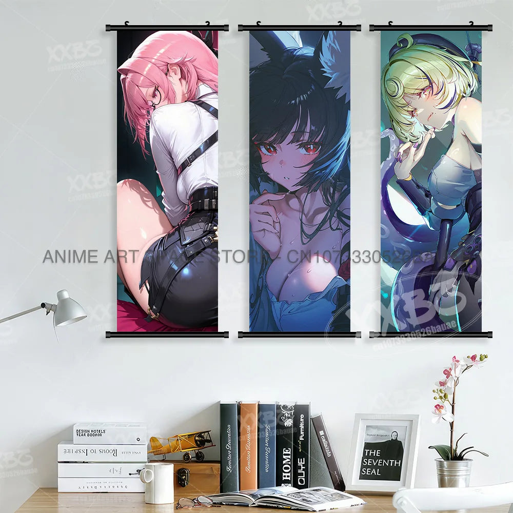 Game Home Decoration Scrolls Pictures Anime Wall Art Canvas Hanging Painting Bedside Background Posters For Zenless Zone Zero