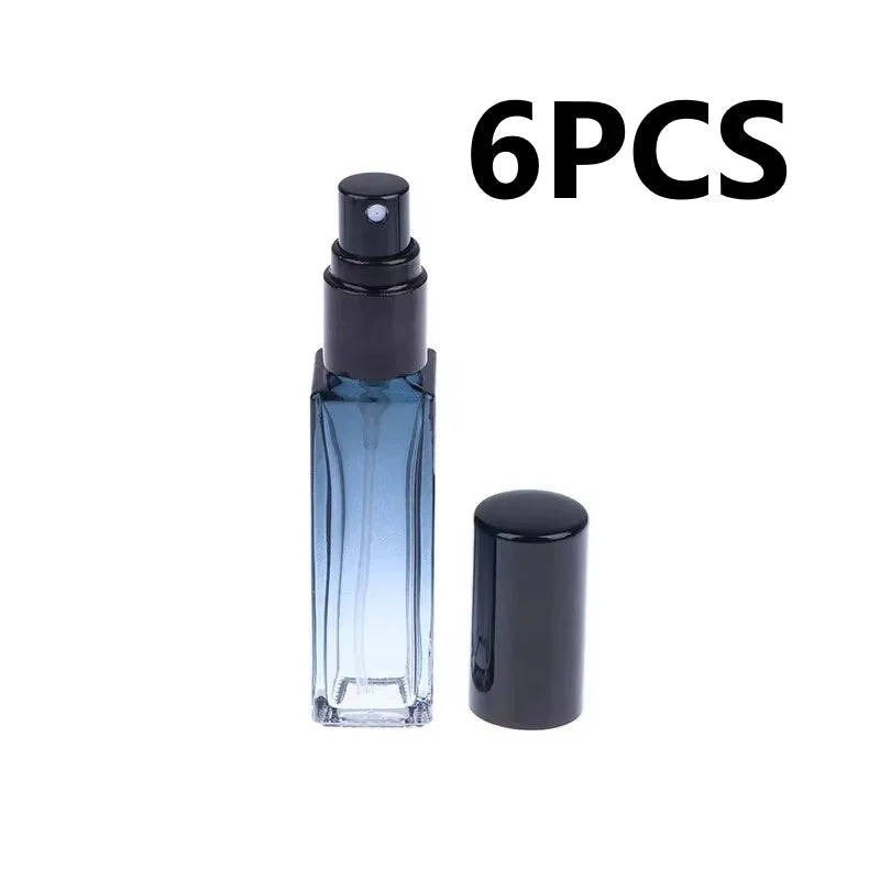 1/3/6PCS SET 5/9/20ml Perfume Bottle Square Glass Spray Empty Bottle Travel Portable Sample Atomizer Refillable Container Mini