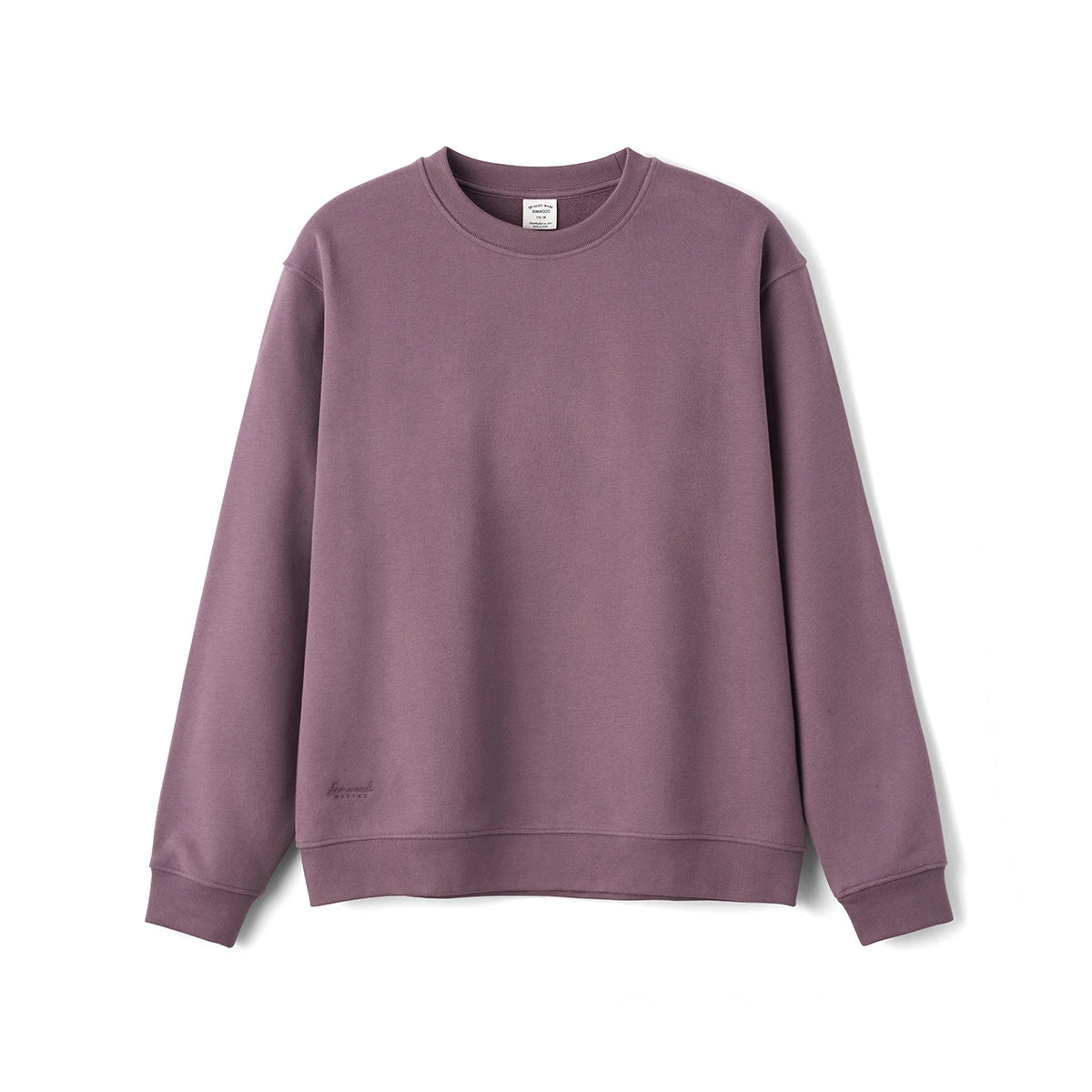 SIMWOOD 2026 Autumn Winter New Oversize 340gsm Warm Brushed Finish Lining Sweatshirts Men Embroidery Basic Running Pullover Tops