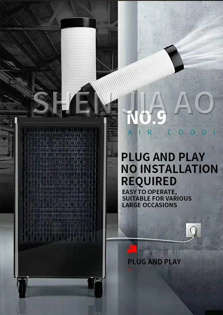Industrial Air Conditioner Mobile Mobile Air Conditioner Workshop Kitchen Multi-purpose Air Cooler Fast Cooling