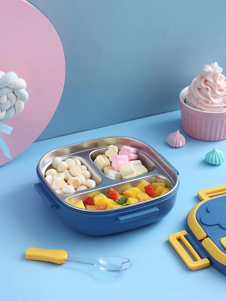 304 Portable Stainless Steel Lunch Box Baby Child Student Outdoor Camping Picnic Food Container Bento Box Outing Tableware