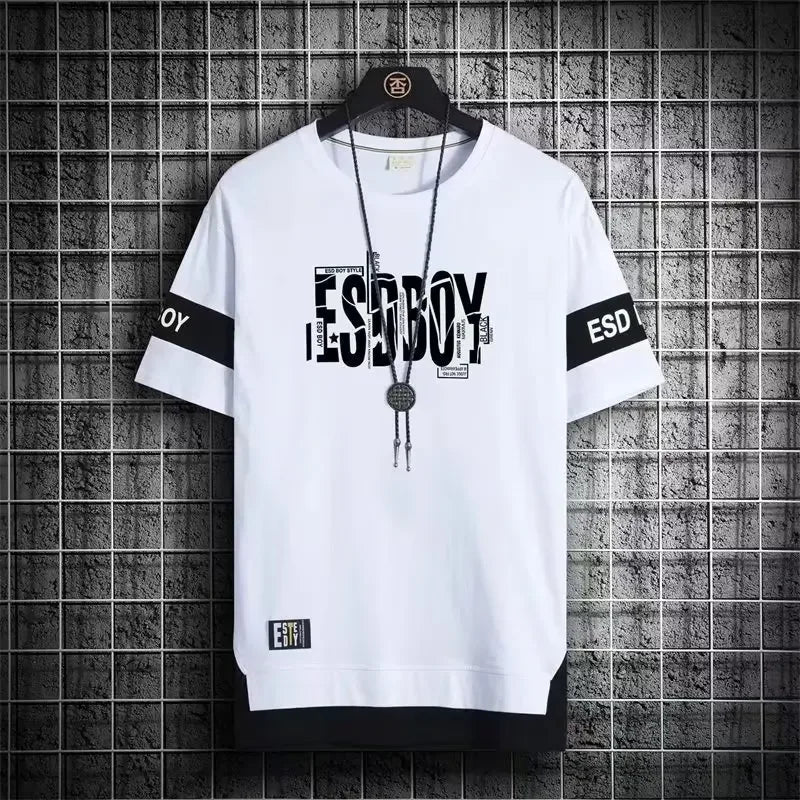 Men's Summer set Hot-selling T-shirt Pants Set Casual Fitness Jogger Pants Summer Gym T Shirt Hip Hop Fashion Men's Tracksuits