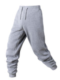 Men's Casual Pants Autumn Winter Fleece Sweatpants Men Running Jogger Sports Gym Trousers Fashion Solid Color Workout Long Pants