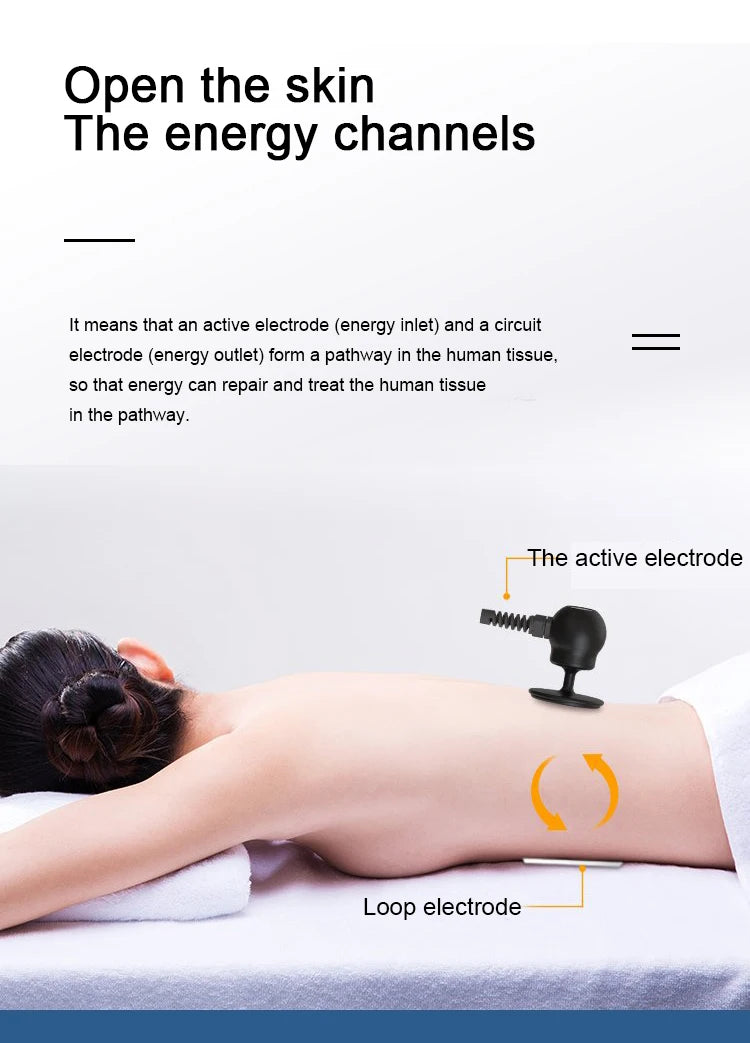 Portable 448KHZ RF Tecar Therapy RET CET Diathermy Body Sliming Machine Pain Relief Skin Tightening INDIBA Deep Care