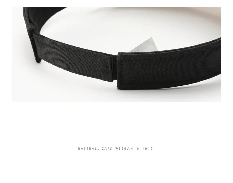 Women's open-top hat, Japanese and Korean style, sun protection, no-top sun hat for outdoor sports