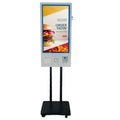 32-Inch Touch Screen Restaurant Self-Service Ordering & Checkout Kiosk with Floor-Standing Design for Indoor Use
