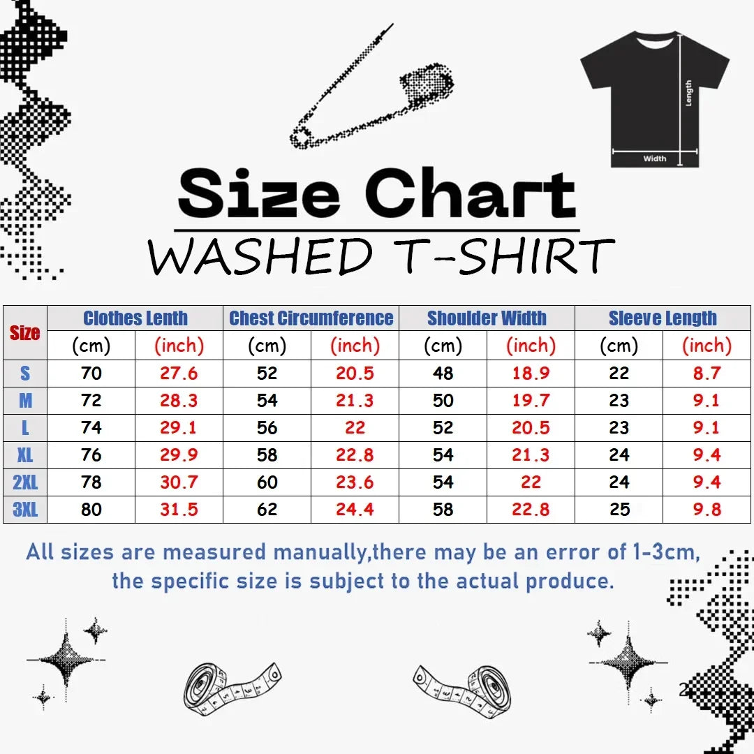 Outer Wilds Washed T-shirt New Model personality Clothes Oversized Unisex Vintage Loose Trendy Cotton Harajuku high quality soft