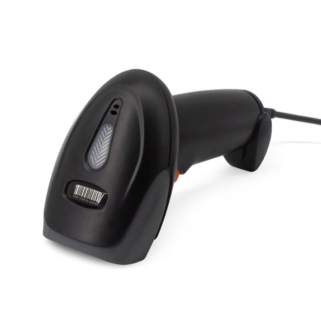 Handheld 1D Barcode Scanner USB Scanner Wired Automatic 1D Data Matrix Bar Code Reader Plug and Play Support for paper barcodes