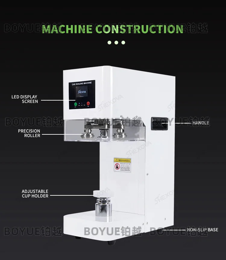 Automatic non-rotating can sealing machine Commercial can  Sealing machine Beverage polyester can