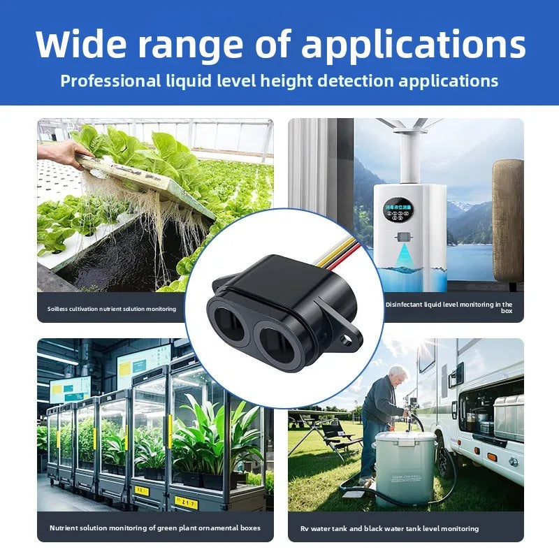 IP67 Waterproof Obstacle Avoid Module RS485 Ultrasonic Level Sensor Container Water Level Monitor