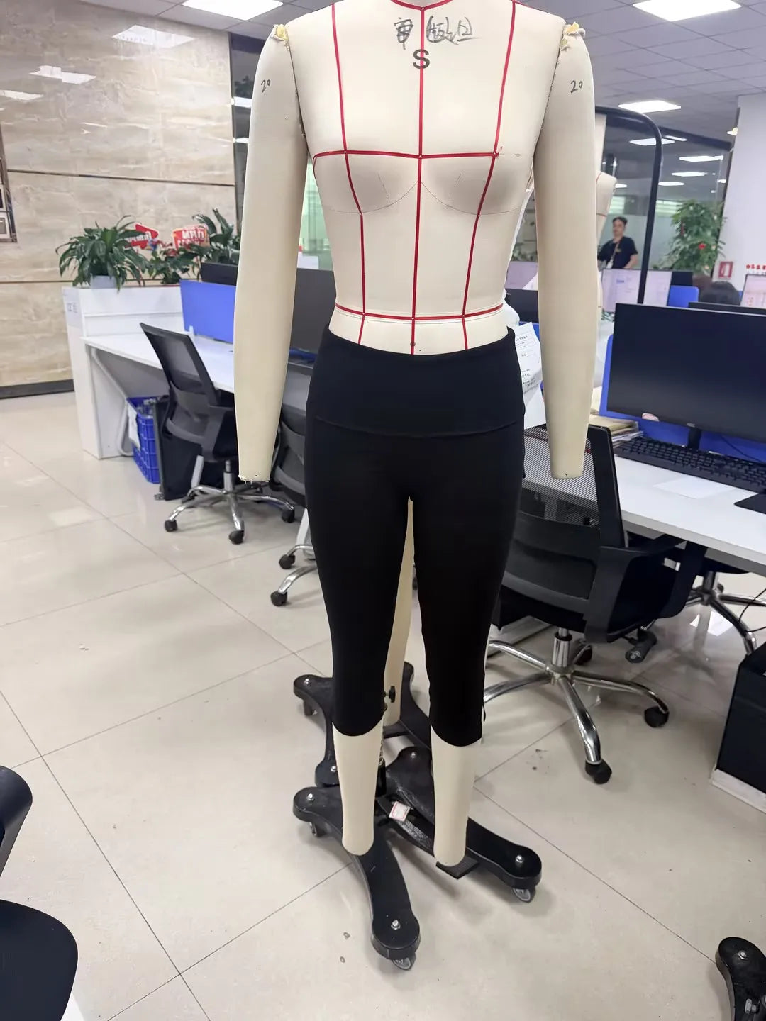 Women Solid Fold Over Waistband Capri Leggings Low Rise Split Hem 3/4 Length Skinny Pants Casual Summer Streetwear Yoga Pants