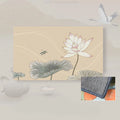 30*18cm High-end Tea Towel With Retro Style And Colorful Painting, Special Tea-drinking Cloth, Premium Tea Set