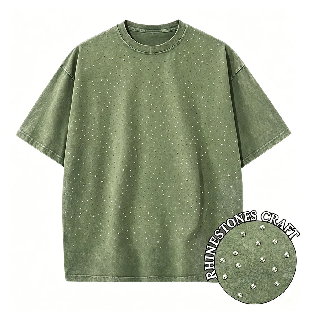 Solid Washed And Distressed T Shirt Men Trendy Loose Holes Clothes Summer Breathable Fitting Pure Cotton Soft Unisex T-Shirt