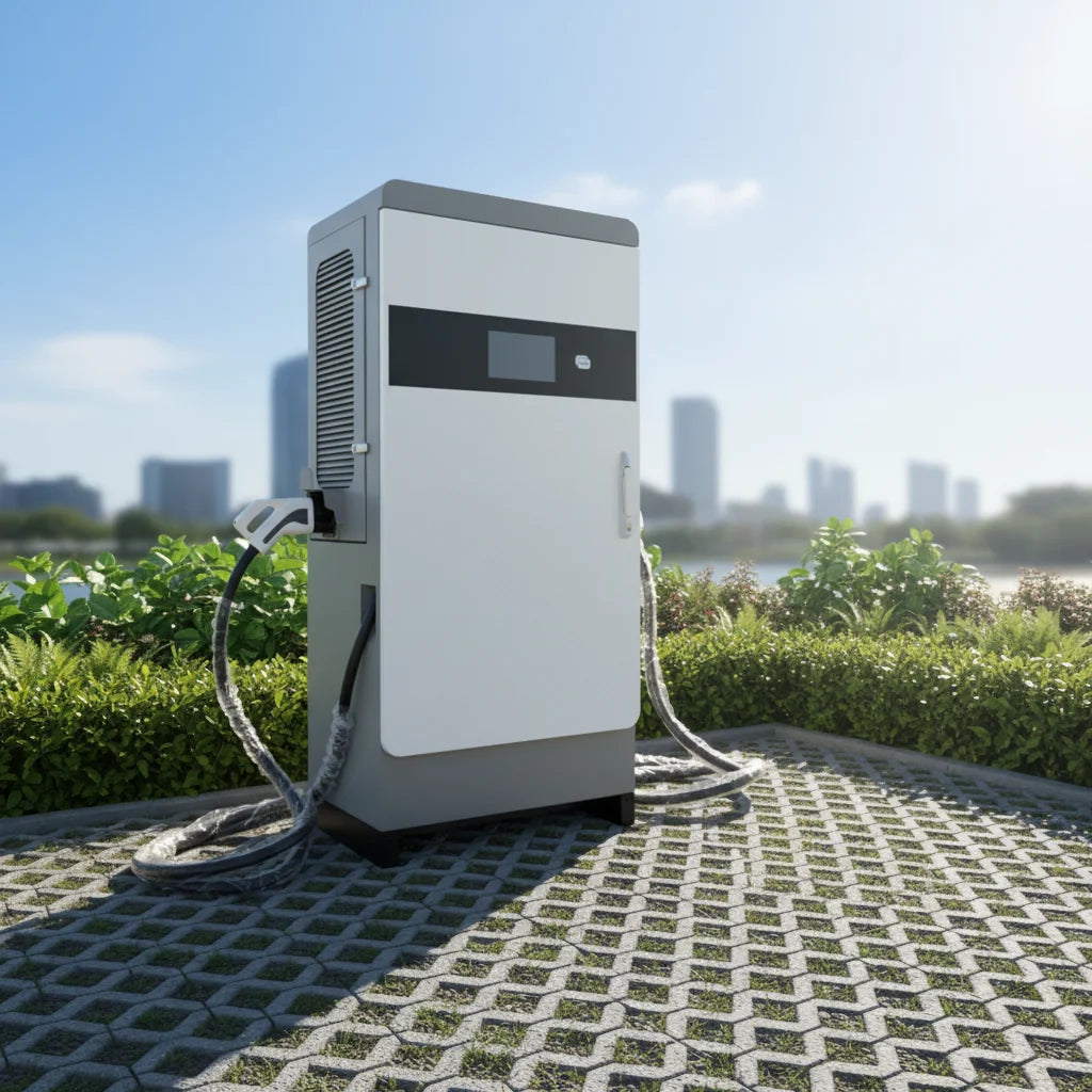 120kw 160kw High-Power EV Charging Station 250A Phase 3 Car Charger with 5m Cable Floor-Mounted for Electric Car