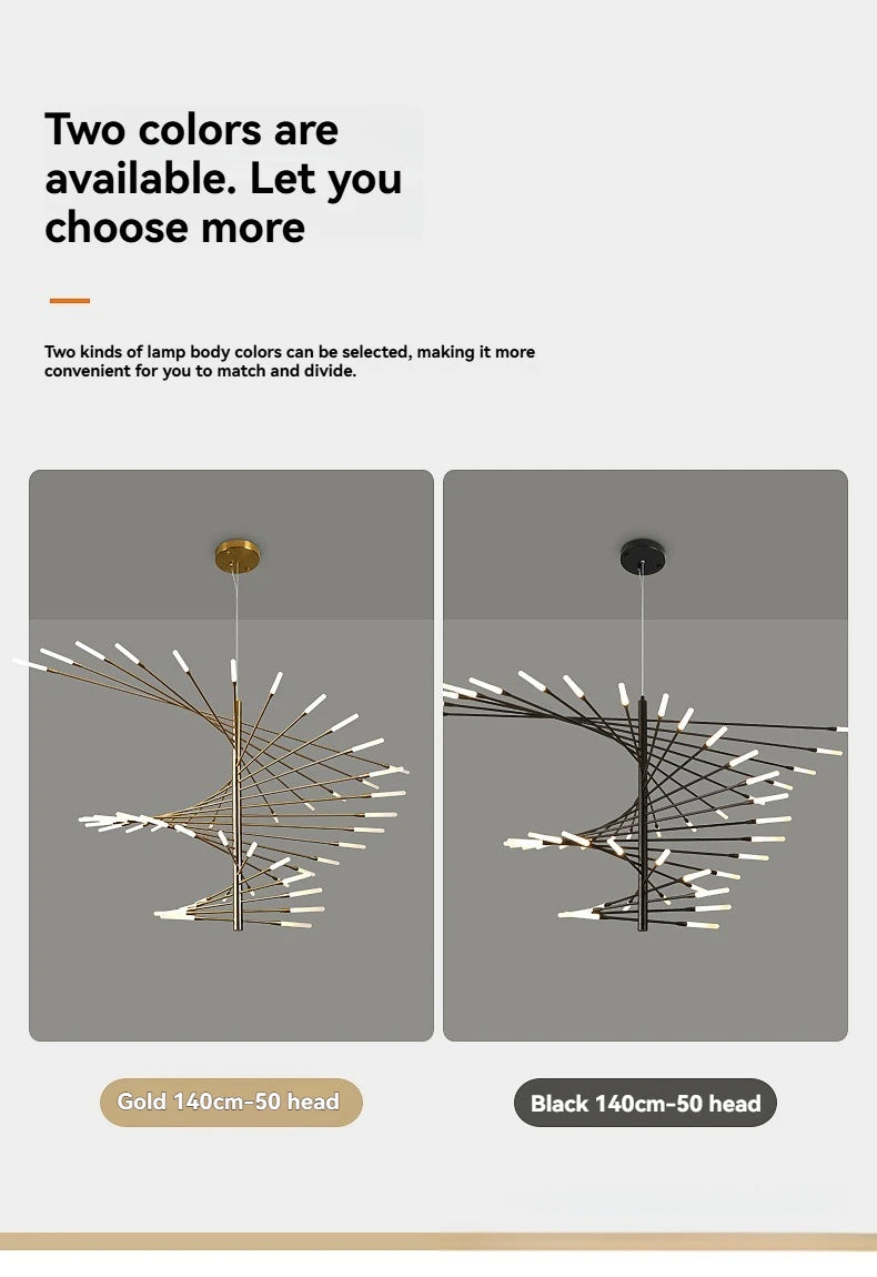 Modern LED Ceiling Pendant Light-modern Dimmable Lighting for Living Room, Kitchen, and Luxury Room Decoration