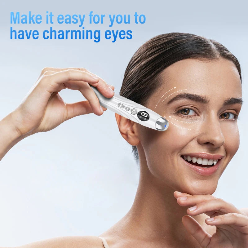 Electric Facial Massager Micro Vibration Eye Beauty Instrument For Relax Eye Dark Circles Eye Bags Puffiness Eye Massage Gift