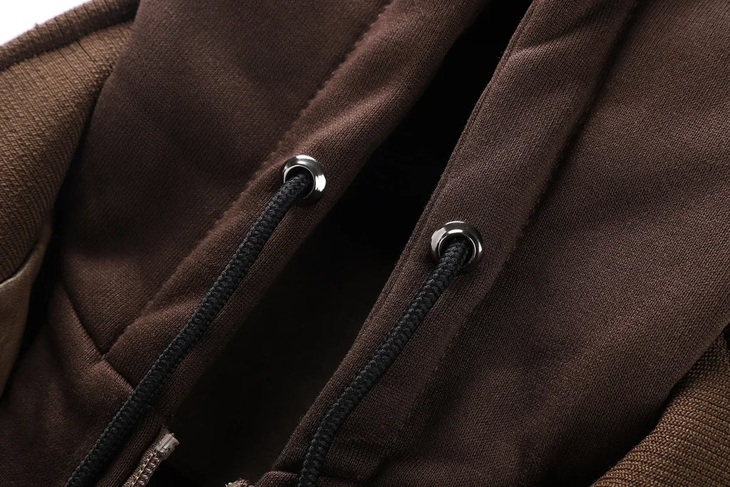 Men Detachable Hood Motorcycle Leather Jackets Quality Male Streetwear Casual PU Leather Coats Two in One Jacket