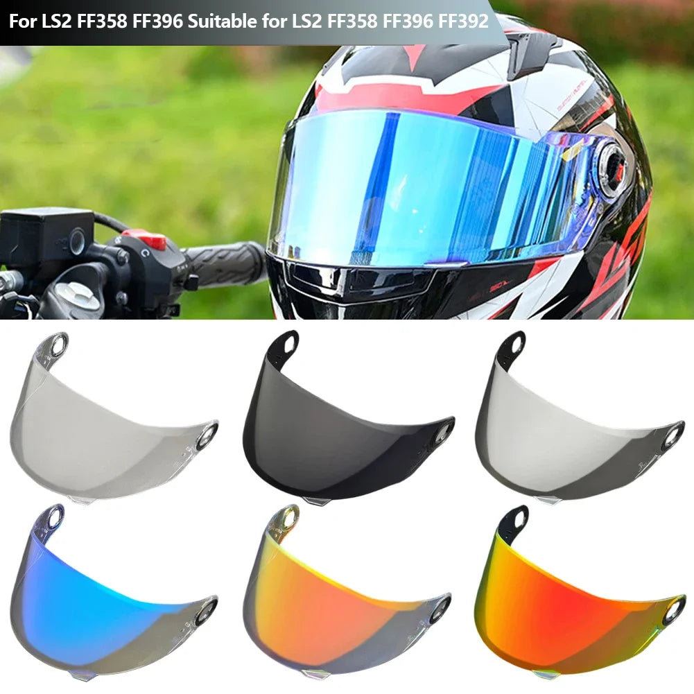 For LS2 FF358 FF396 FF300 Compact ST Motorcycle Helmet Visor Lens Shield Glasses Full Face Pin Accesorios Para Moto Casque